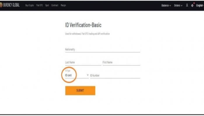 خطوات توثيق حساب(kcy) في منصة Burency خطوة بخطوة 8 خطوات توثيق الحساب (kcy) في منصة Burency