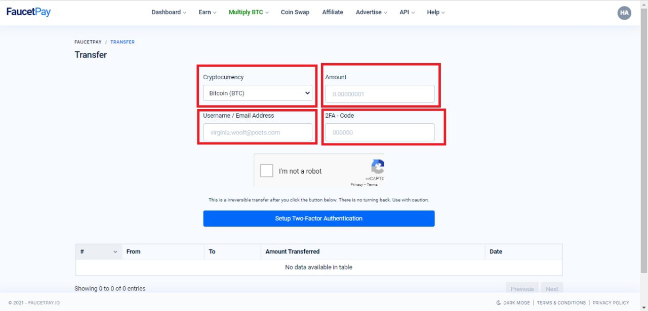 شرح كامل ومفصل لمحفظة FaucetPay وكيفية ربح العملات المشفرة منها لعام 2021 3 محفظة FaucetPay