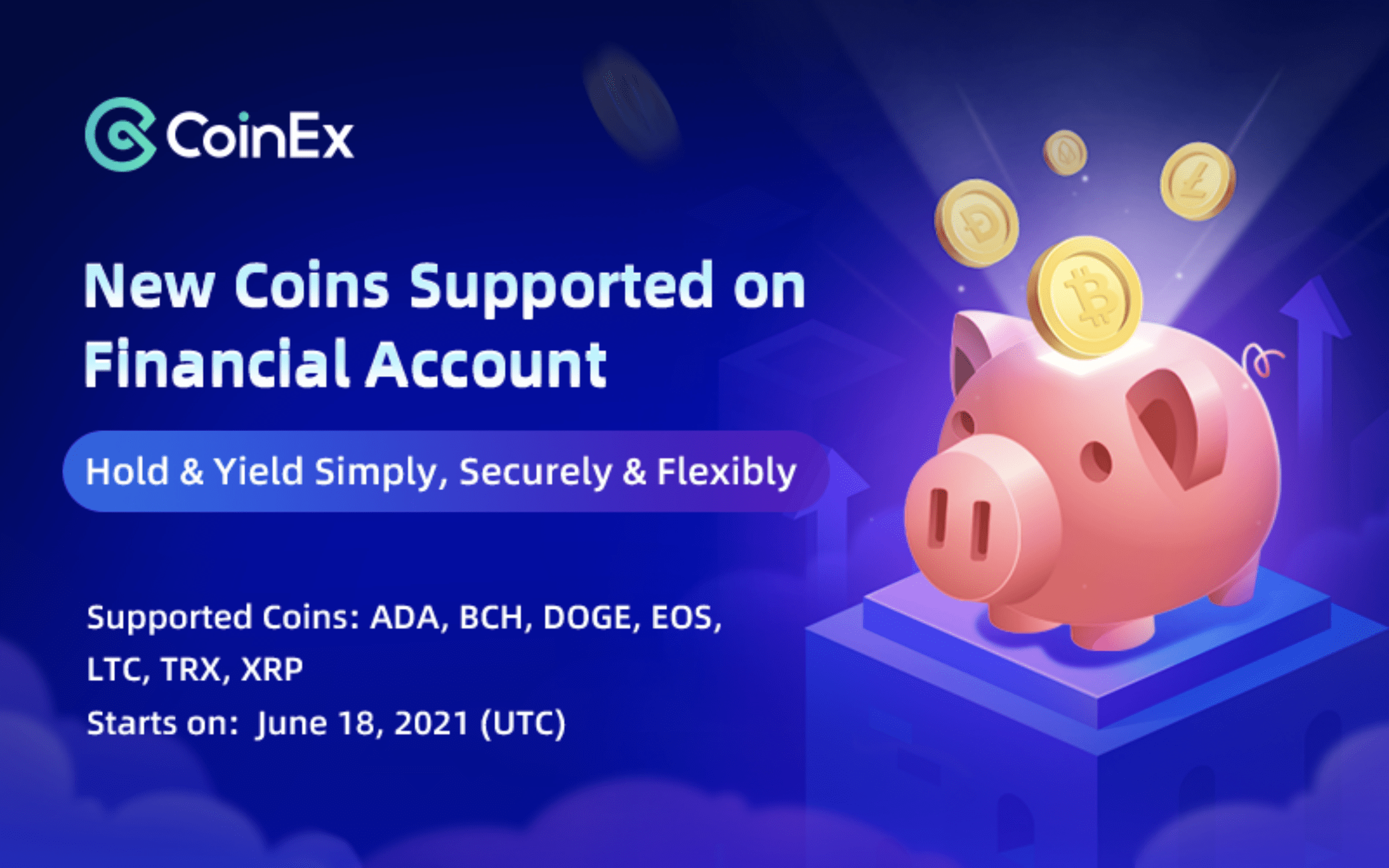 من خلال حساب CoinEx المالي يمكنك كسب المزيد من الدخل دون التداول