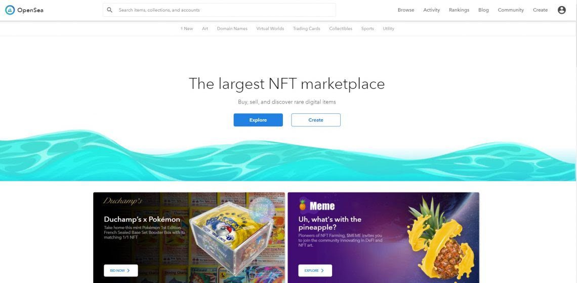 OpenSea سوق NFT