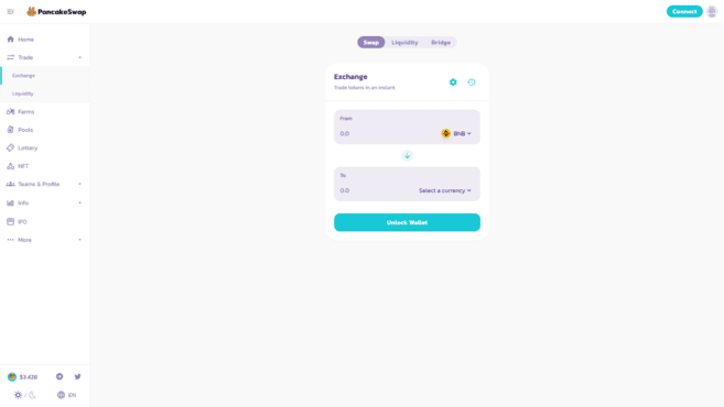 شرح منصة PancakeSwap بالكامل 1 منصة PancakeSwap