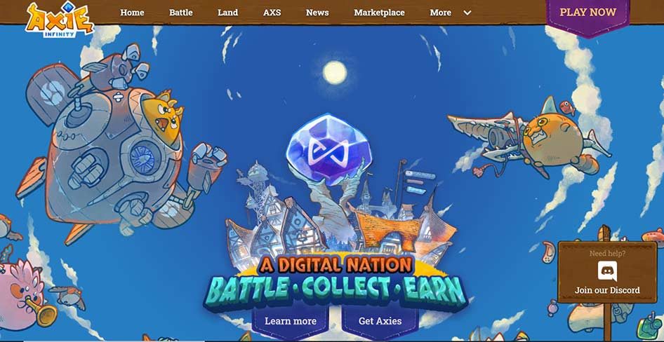 شرح مشروع اللعبة Axie Infinity برمزه AXS وسر ارتفاعه الكبير 