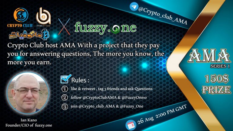 ملخص استضافة Crypto Club ل FUZZY.One في جلسة AMA