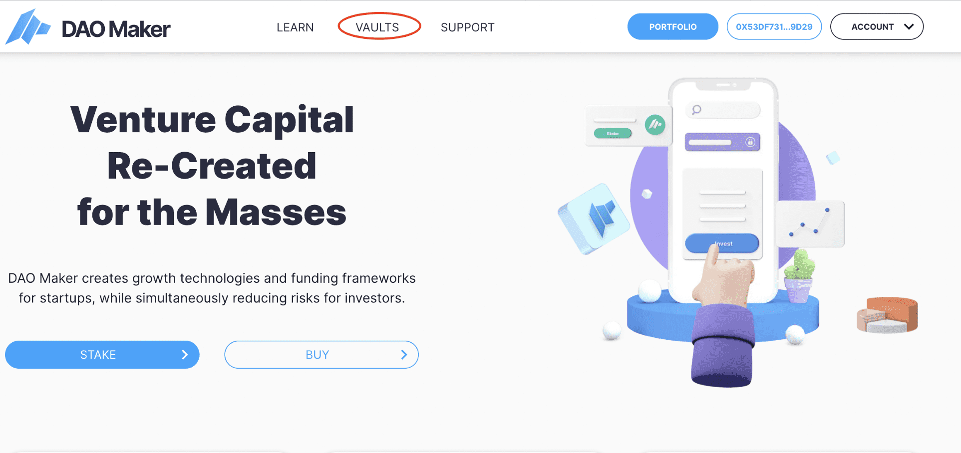 شرح منصة الاكتتابات Dao Maker وكيفية التسجيل فيها
