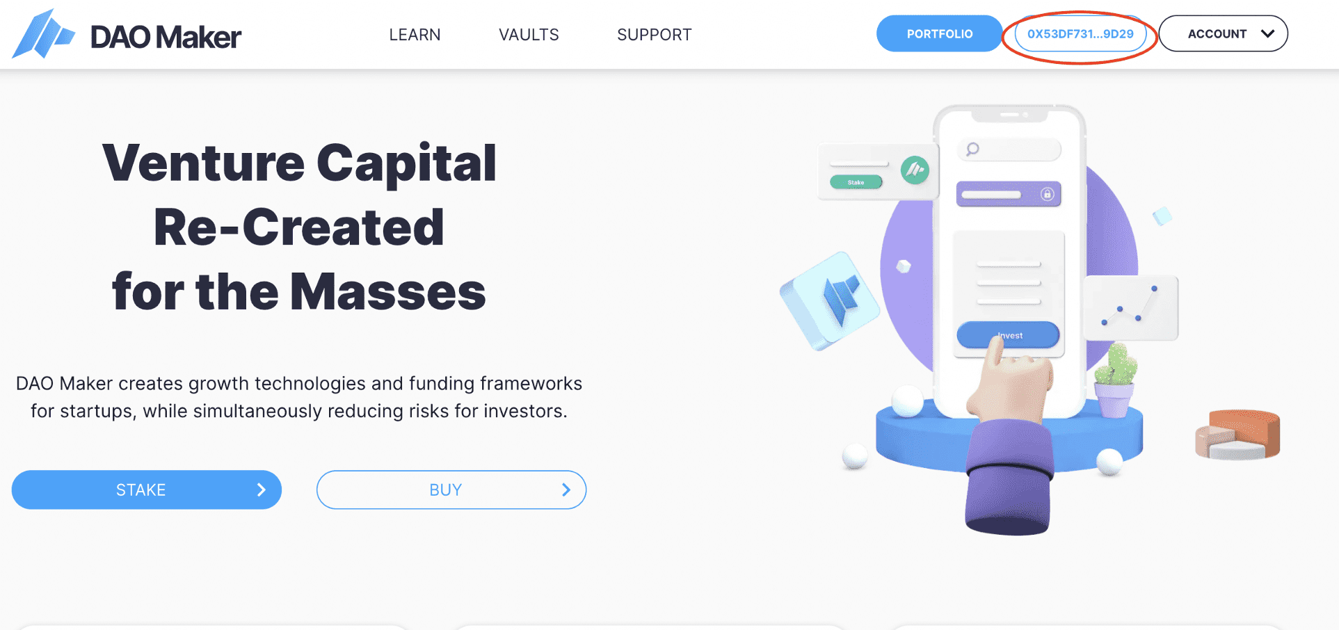 شرح منصة الاكتتابات Dao Maker وكيفية التسجيل فيها