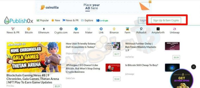 موقع Publish0x