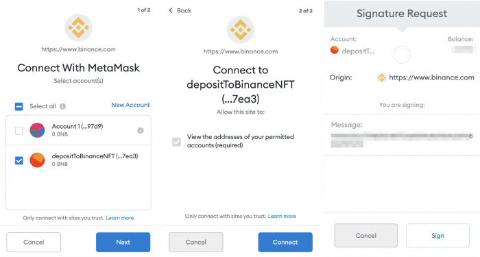 Binance NFT marketplace
