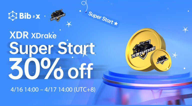 تقدم منصة Bibox عرض Super Start لعملة XDrake (XDR) مع خصم 30٪ على الأقل