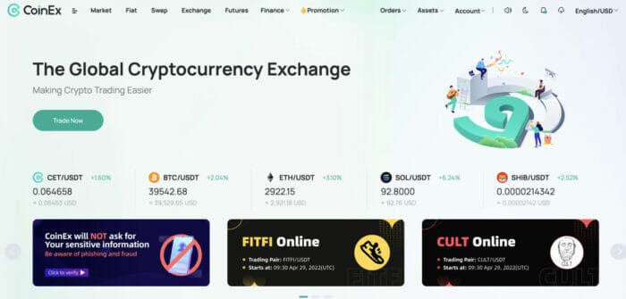 تداول العقود الآجلة على CoinEx لتستمتع بتداول أسهل للعقود الآجلة 