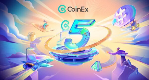 تدعوك CoinEx للاحتفال بالذكرى السنوية الخامسة لها والفوز بجوائز عديدة